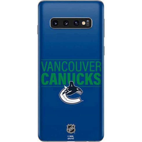 NHL Vancouver Canucks Lineup Galaxy S10 Skin