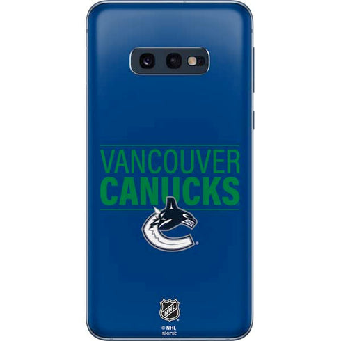 NHL Vancouver Canucks Lineup Galaxy S10e Skin