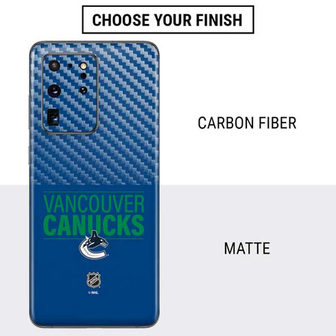 NHL Vancouver Canucks Lineup Galaxy S20 Ultra 5G Skin