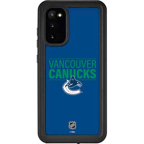NHL Vancouver Canucks Lineup Galaxy S20 Waterproof Case