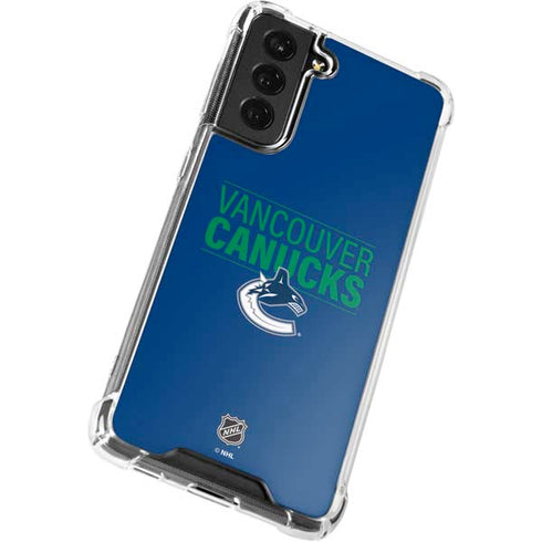 NHL Vancouver Canucks Lineup Galaxy S21 FE Clear Case