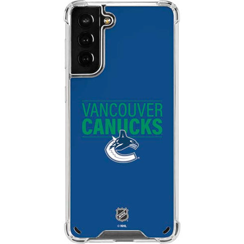 NHL Vancouver Canucks Lineup Galaxy S21 Plus 5G Clear Case