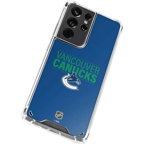 NHL Vancouver Canucks Lineup Galaxy S21 Ultra 5G Clear Case