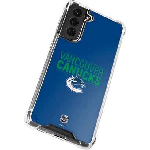 NHL Vancouver Canucks Lineup Galaxy S22 Clear Case