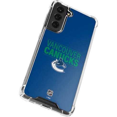 NHL Vancouver Canucks Lineup Galaxy S22 Plus Clear Case