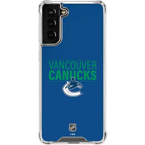 NHL Vancouver Canucks Lineup Galaxy S22 Plus Clear Case