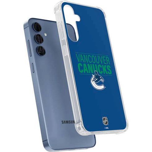 NHL Vancouver Canucks Lineup Galaxy S24 Clear Case