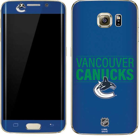 NHL Vancouver Canucks Lineup Galaxy S7 Edge Skin