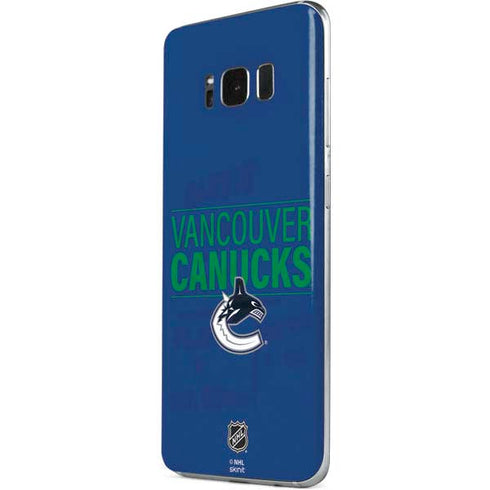 NHL Vancouver Canucks Lineup Galaxy S8 Plus Skin