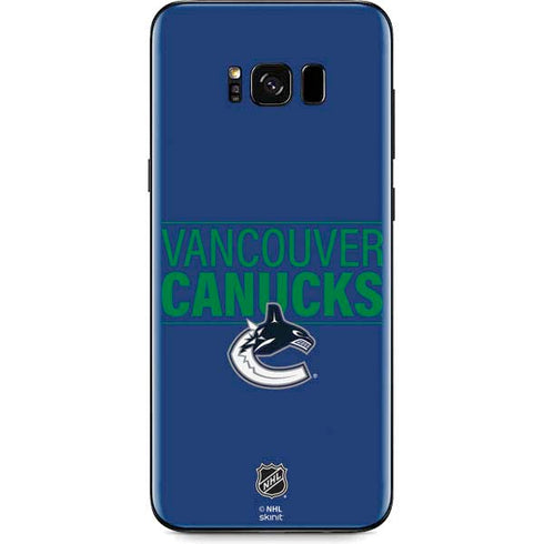 NHL Vancouver Canucks Lineup Galaxy S8 Skin