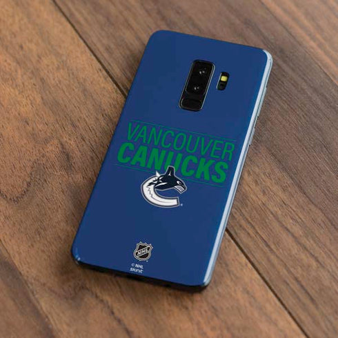 NHL Vancouver Canucks Lineup Galaxy S9 Plus Skin
