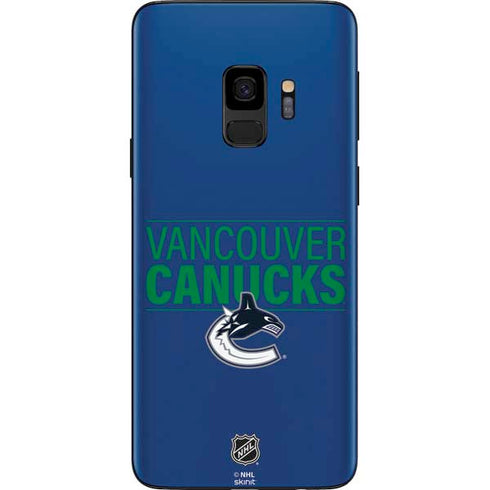 NHL Vancouver Canucks Lineup Galaxy S9 Skin