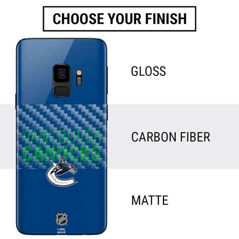 NHL Vancouver Canucks Lineup Galaxy S9 Skin