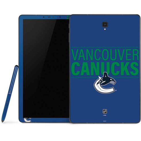 NHL Vancouver Canucks Lineup Samsung Galaxy Tab Skin
