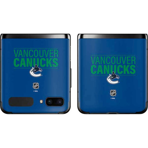 NHL Vancouver Canucks Lineup Galaxy Z Flip Skin