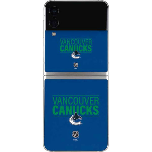 NHL Vancouver Canucks Lineup Galaxy Z Flip3 5G Skin