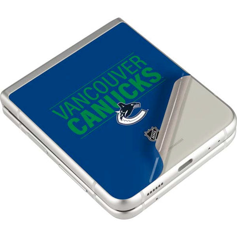 NHL Vancouver Canucks Lineup Galaxy Z Flip3 5G Skin