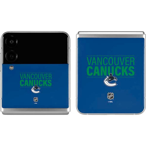 NHL Vancouver Canucks Lineup Galaxy Z Flip4 5G Skin