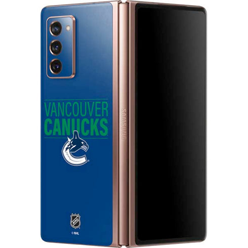NHL Vancouver Canucks Lineup Galaxy Z Fold2 5G Skin