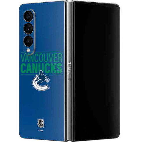 NHL Vancouver Canucks Lineup Galaxy Z Fold4 5G Skin