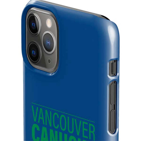 NHL Vancouver Canucks Lineup iPhone 11 Pro Lite Case