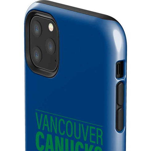 NHL Vancouver Canucks Lineup iPhone 11 Pro Max Impact Case