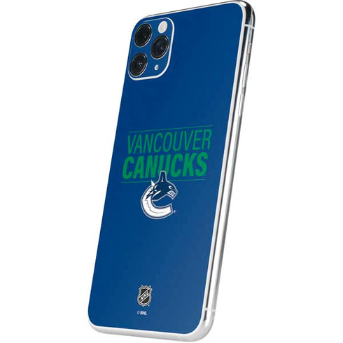 NHL Vancouver Canucks Lineup iPhone 11 Pro Max Skin