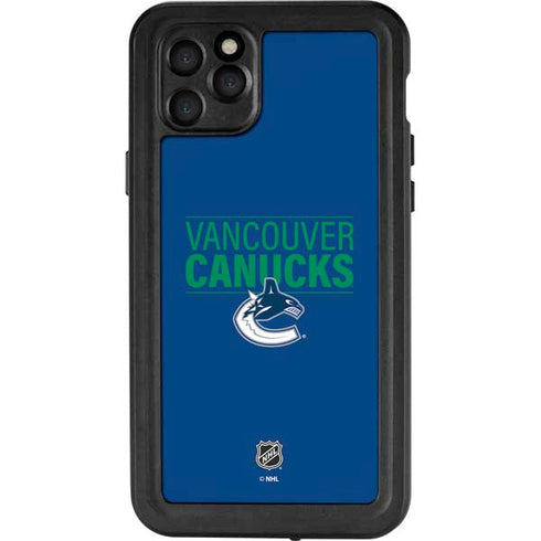 NHL Vancouver Canucks Lineup iPhone 11 Pro Max Waterproof Case