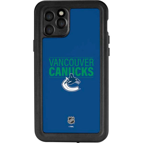 NHL Vancouver Canucks Lineup iPhone 11 Pro Waterproof Case
