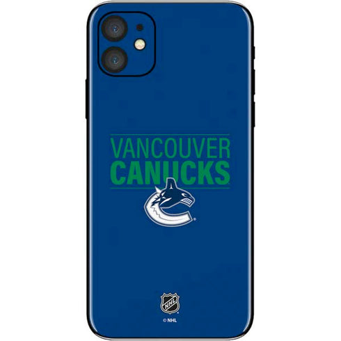 NHL Vancouver Canucks Lineup iPhone 11 Skin