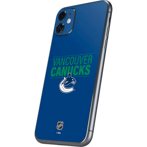 NHL Vancouver Canucks Lineup iPhone 11 Skin