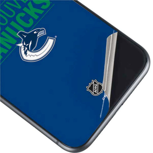 NHL Vancouver Canucks Lineup iPhone 11 Skin
