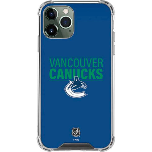 NHL Vancouver Canucks Lineup iPhone 12 Pro Max Clear Case