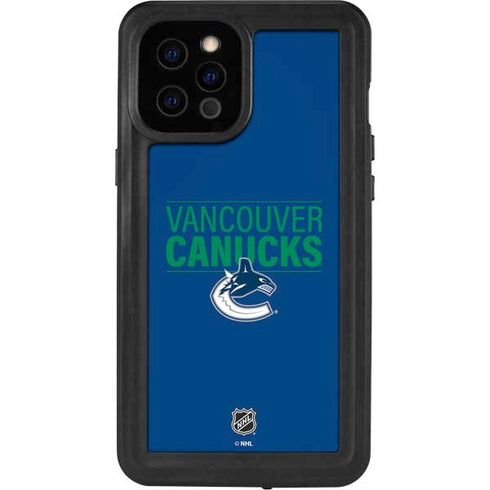 NHL Vancouver Canucks Lineup iPhone 12 Pro Max Waterproof Case