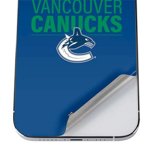 NHL Vancouver Canucks Lineup iPhone 12 Pro Skin