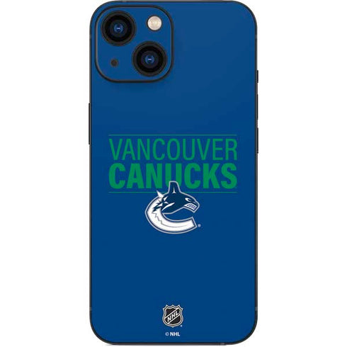 NHL Vancouver Canucks Lineup iPhone 13 Mini Skin