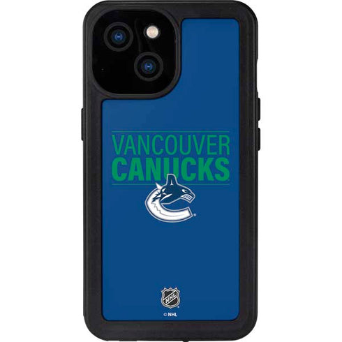 NHL Vancouver Canucks Lineup iPhone 13 Mini Waterproof Case