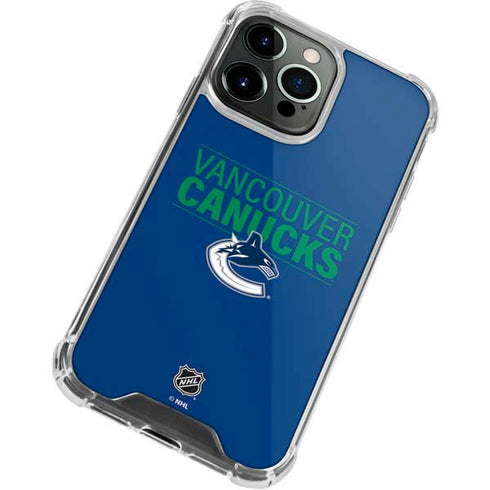 NHL Vancouver Canucks Lineup iPhone 13 Pro Clear Case