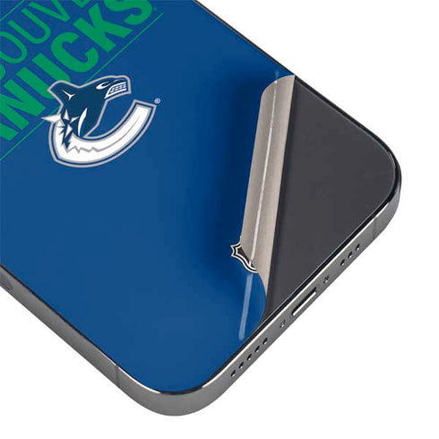 NHL Vancouver Canucks Lineup iPhone 13 Pro Max Skin