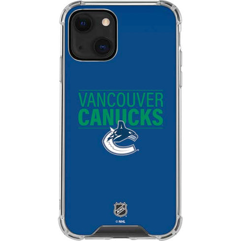 NHL Vancouver Canucks Lineup iPhone 14 Plus Clear Case