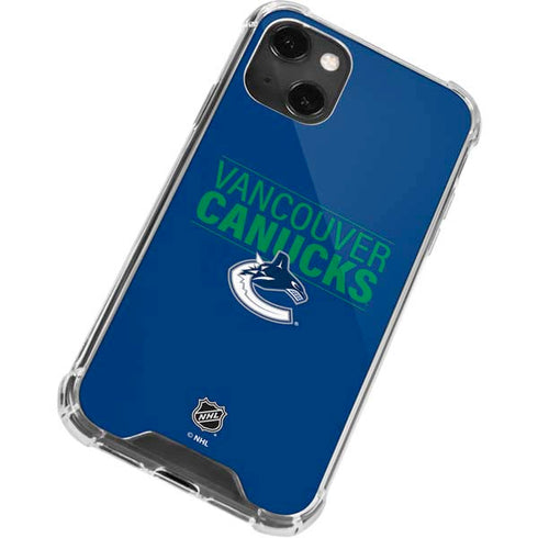 NHL Vancouver Canucks Lineup iPhone 14 Plus Clear Case