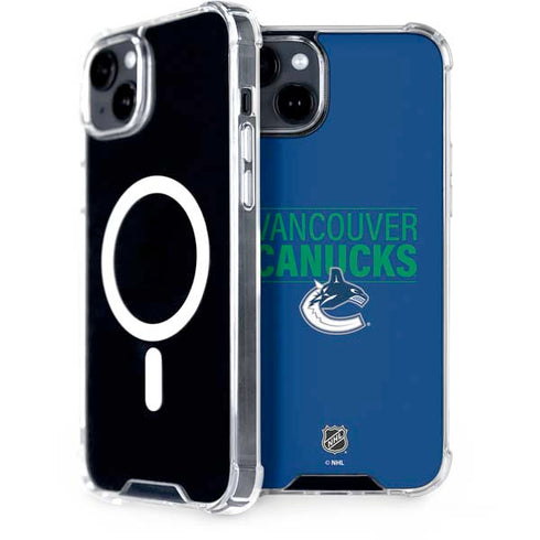 NHL Vancouver Canucks Lineup iPhone 15 Plus MagSafe Case