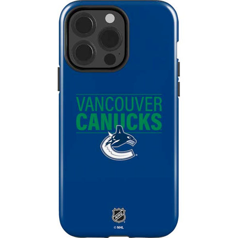 NHL Vancouver Canucks Lineup iPhone 14 Pro Impact Case
