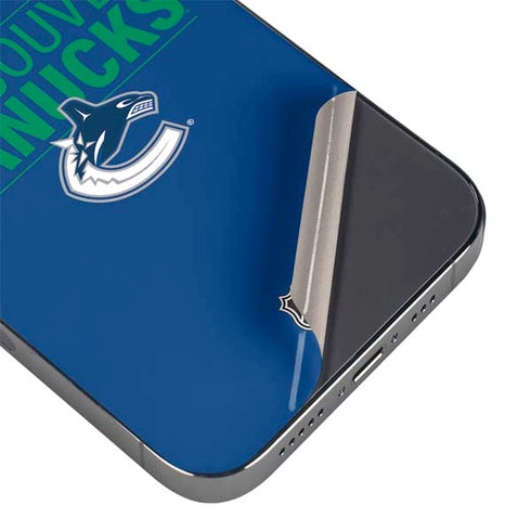 NHL Vancouver Canucks Lineup iPhone 14 Pro Max Skin
