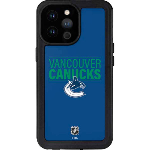 NHL Vancouver Canucks Lineup iPhone 14 Pro Max Waterproof Case