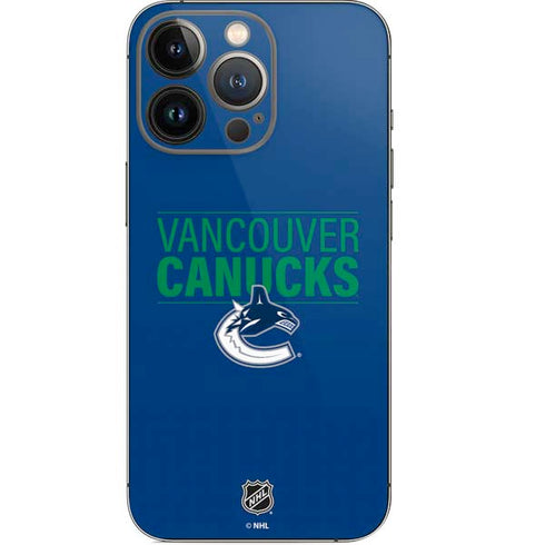 NHL Vancouver Canucks Lineup iPhone 14 Pro Skin