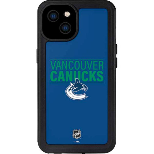 NHL Vancouver Canucks Lineup iPhone 15 Plus Waterproof Case