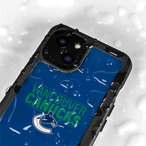 NHL Vancouver Canucks Lineup iPhone 15 Plus Waterproof Case