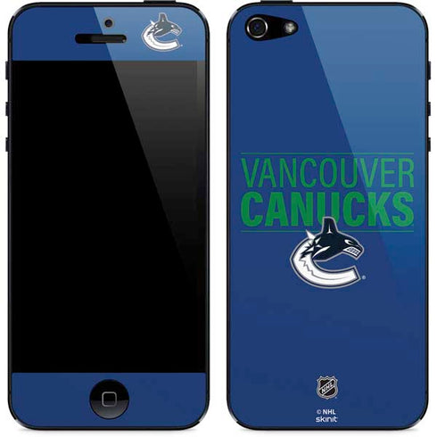 NHL Vancouver Canucks Lineup iPhone 5/5s/5SE Skin