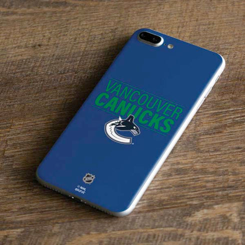 NHL Vancouver Canucks Lineup iPhone 7 Plus Skin